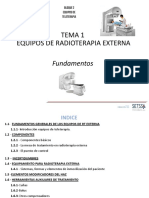 Tema 1 Equipos de Radioterapia Externa: Fundamentos