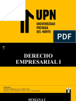 Derecho Empresarial I - Semana 01