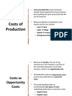 Cost of Production