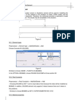 Simplified ANSYS Model Concrete Crack