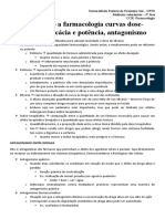 Introdução A Farmacologia Curvas Dose-Resposta, Eficácia e Potência, Antagonismo