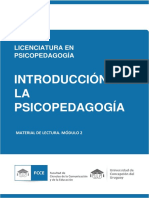 Introducción A La Psicopedagogia 1er Año