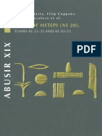 ABUSIR XIX-Tomb of Hetepi (AS20) Tombs As 33-35 and As 50-53 by Miroslav Bárta, Filip Coppens, Hana Vymazalová (Et Al.)