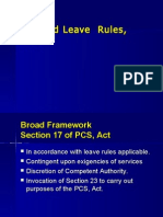 Revised Leave Rules, 1981