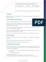 GNLQ-SOS-IT-404 Uso de Vehículos, Equipos y Maquinarias