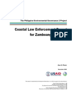 Coastal Law Enforcement Report For Zamboanga Sibugay: The Philippine Environmental Governance 2 Project