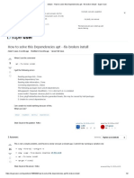 Debian - How To Solve This Dependencies Apt - Fix-Broken Install - Super User