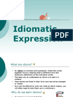 Idiomatic Expression