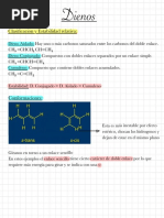 Dienos: Clasificación y Estabilidad Relativa