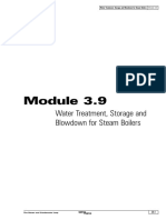 3.9 Water Treatment, Storage & Blowdown For Steam Boilers