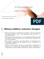 Misturas Asfálticas Materiais e Dosagem