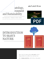 Ihsan, Eschatology, Adab, Environment and Sustainability: DR Raudlotul Firdaus Fatah Yasin