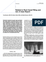 Case Reports Persistent Pain Related To Root Canal Filling and Apical Fenestration: A Case Report