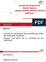 Escuela de Enfermería Sesión Teórica Agentes Antimicrobianos Físicos y Químicos