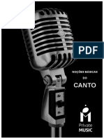 E-Book Noções Básicas Do Canto - Private Music