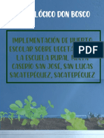 Informe Final Huerto Escolar Seminario