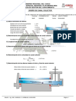 2.-Diseño de Canal de Captacion