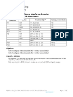 1.4.7 Packet Tracer - Configure Router Interfaces