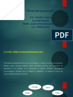 "Desarrollo Psicosexual" Lic. Sandra López @sandrixlopez Cel: 1558332236