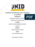 "Universidad Interamericana para El Desarrollo". Lic. en Derecho Asignatura