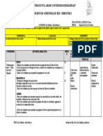 Contenidos Secuencia Didactica Tiemp O Técnicas, Materiales Y Recursos Instrumentos DE Evaluación/E Videncias Criterios de Evaluación Inicio