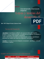 Leyes y Teorías Del Desarrollo II: Neurodesarrollo e Intervención Temprana