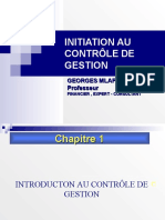 Initiation Au Contrôle de Gestion: Georges Mlapa Professeur