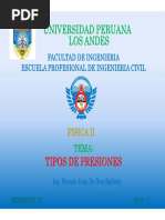 Clase 02 - Presion Tipos