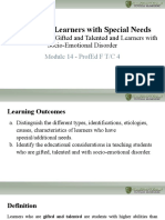 Typology of Learners With Special Needs