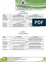 2nd Sem Sched