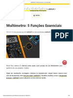 Multímetro - 5 Motivos para Ter Na Sua Bancada