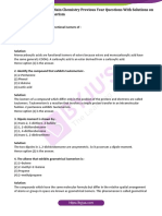 JEE Main Chemistry Previous Year Questions With Solutions On Isomerism