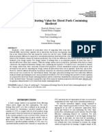 Calculation of Heating Value For Diesel Fuels Containing Biodiesel