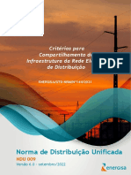 NDU 009 - Critérios para Compartilhamento de Infraestrutura Da Rede Elétrica de Distribuição Versão 6.0