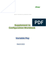 Supplement To Configuration Workbook: Variable Pay