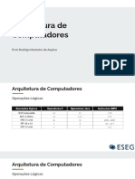 Aula 6 - Operações Lógicas e Aritmética Computacional