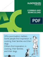 Commas & Semicolons