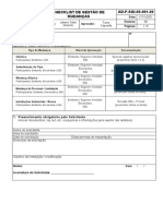 AD-F-SGI-00-002-00 - Checklist de Gestão de Mudanças