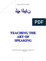 Teaching The Art of Speaking by Hazrat Moulana Ashraf Ali Thanwi