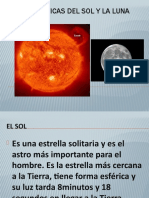 Características Del Sol y La Luna