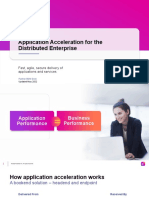 Application Acceleration For The Distributed Enterprise: Fast, Agile, Secure Delivery of Applications and Services