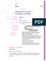 Matemática 5° Básico Guía #X OA 4 Año 2021