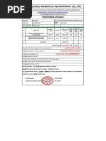 Guangzhou Wematch Ad - Material Co.,Ltd.: Proforma Invoice