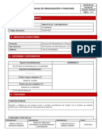 Ejemplo de MOF para Un Analista Contable