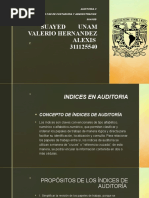 Suayed Unam Valerio Hernandez Alexis 311125540: Auditoria Ii Facultad de Contaduria Y Administracion Suayed