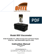 Model 800 Viscometer Instruction Manual