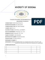 The University of Dodoma: YEAR (2020/2021)