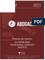 Filosofía Del Derecho El Problema Axiológico Jurídico Parte Ii