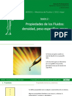 Propiedades de Los Fluidos - Densidad-Peso Específico-Gases