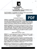 Consejo Superior Acuerdo Por Medio Del Cual Se Expide El Estatuto General de La Universidad Del Quindio